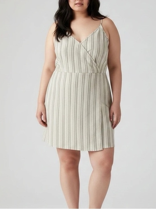 Gianni Bini Pants - Gianni Bini Tan Striped Romper